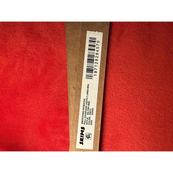 Skims Smoothing Intimates Full Coverage Lightly Lined Bra Color ONYX Size 32DDD - Picture 3 of 3